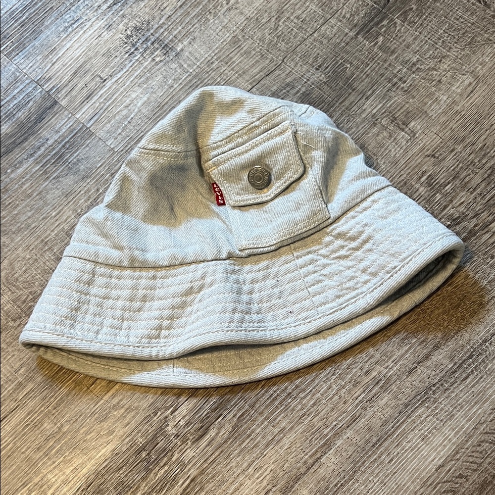 Levi's Light Gray Kids Bucket Hat